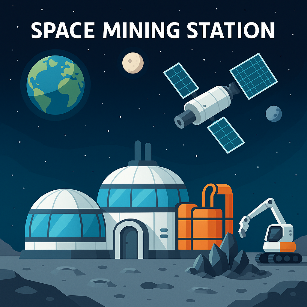 Space Mining Station